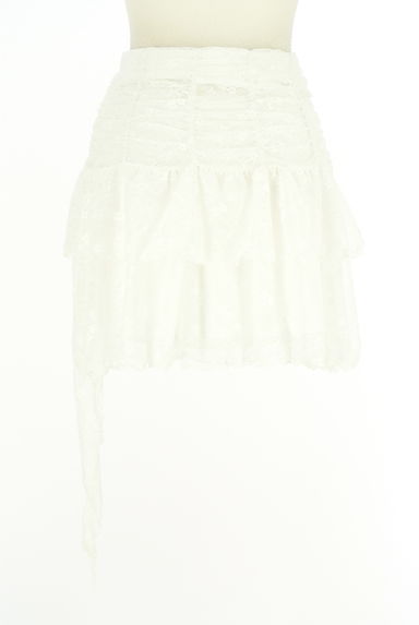 クリックで大画像表示 Kastane(カスタネ)の古着「アシメティアードフリルレースミニスカート(ミニスカート)」大画像2へ