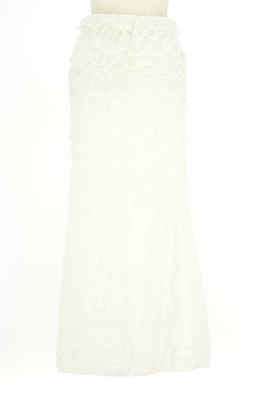 Kastane（カスタネ）の古着「ティアードフリルニットロングスカート（ロングスカート・マキシスカート）」大画像２へ