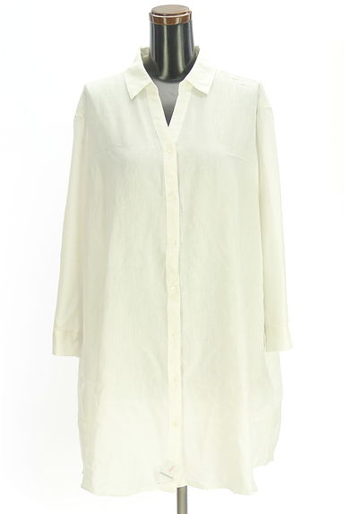 MISCH MASCH（ミッシュマッシュ）の古着「スキッパーシャツワンピース（ワンピース・チュニック）」大画像４へ