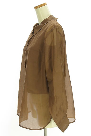 AZUL BY MOUSSY（アズールバイマウジー）の古着「シアーシャツ+タンクトップ（ブラウス）」大画像３へ