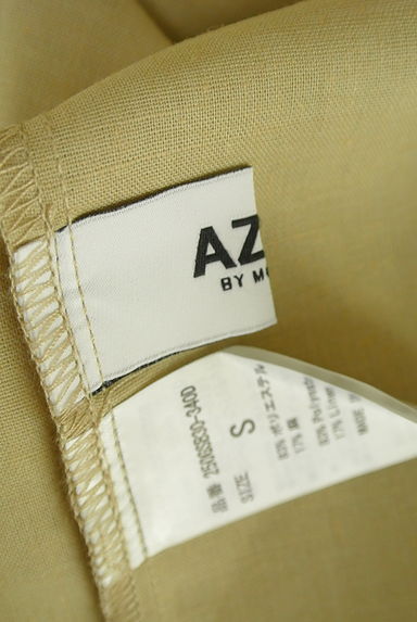 クリックで大画像表示 AZUL BY MOUSSY(アズールバイマウジー)の古着「リネン混ドロップショルダーシャツ(ブラウス)」大画像6へ