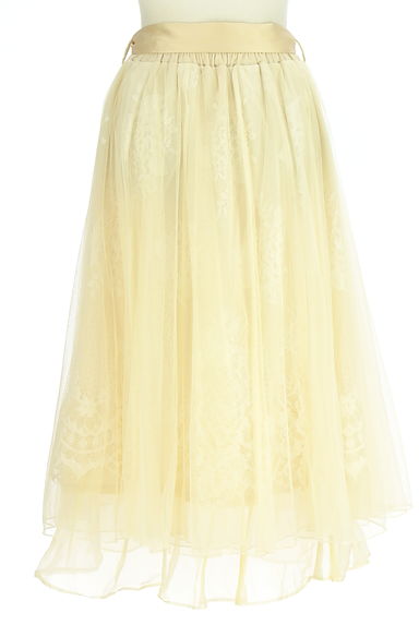axes femme（アクシーズファム）の古着「axes femme POETIQUE レースチュールスカート（ロングスカート・マキシスカート）」大画像２へ