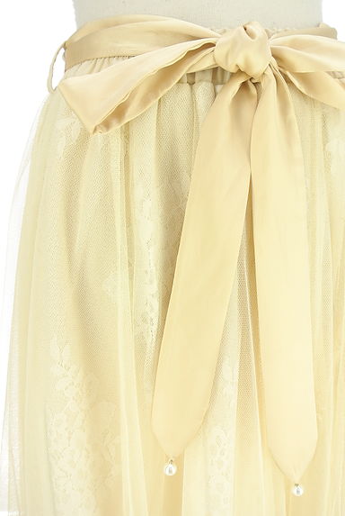 axes femme（アクシーズファム）の古着「axes femme POETIQUE レースチュールスカート（ロングスカート・マキシスカート）」大画像４へ