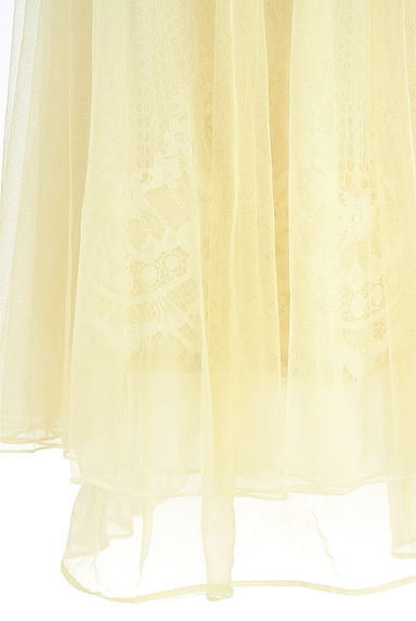 axes femme（アクシーズファム）の古着「axes femme POETIQUE レースチュールスカート（ロングスカート・マキシスカート）」大画像５へ