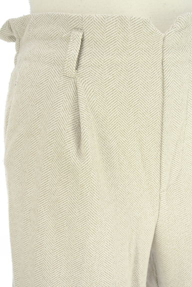 axes femme（アクシーズファム）の古着「花刺繍入りヘリンボーンパンツ（パンツ）」大画像４へ