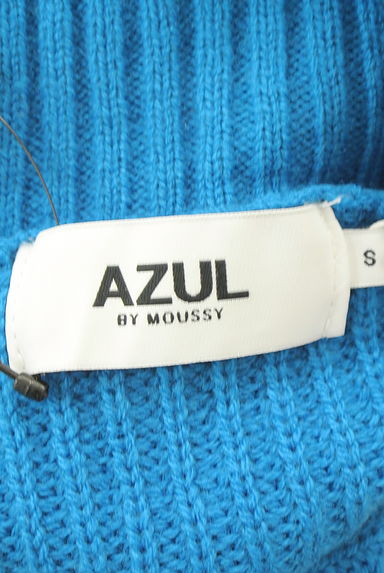 AZUL BY MOUSSY（アズールバイマウジー）の古着「袖レースアップニット×ロングニットワンピ　セットアップ（ツーピース（ジャケット＋ワンピース））」大画像６へ