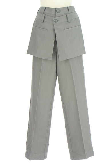 AZUL BY MOUSSY（アズールバイマウジー）の古着「同生地レイヤード風パンツ（パンツ）」大画像１へ