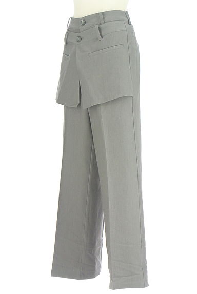 AZUL BY MOUSSY（アズールバイマウジー）の古着「同生地レイヤード風パンツ（パンツ）」大画像３へ