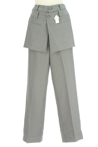 AZUL BY MOUSSY（アズールバイマウジー）の古着「同生地レイヤード風パンツ（パンツ）」大画像４へ