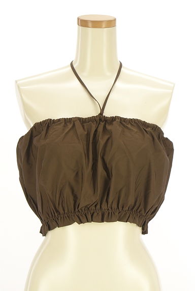 クリックで大画像表示 Kastane(カスタネ)の古着「ホルターネックキャミ×フリルカラー レイヤードカットソー(カットソー・プルオーバー)」大画像4へ