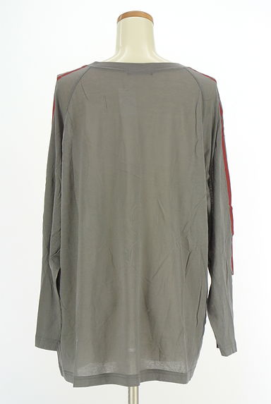 JEANASiS（ジーナシス）の古着「オーバーサイズライン入りロンＴ（Ｔシャツ）」大画像２へ