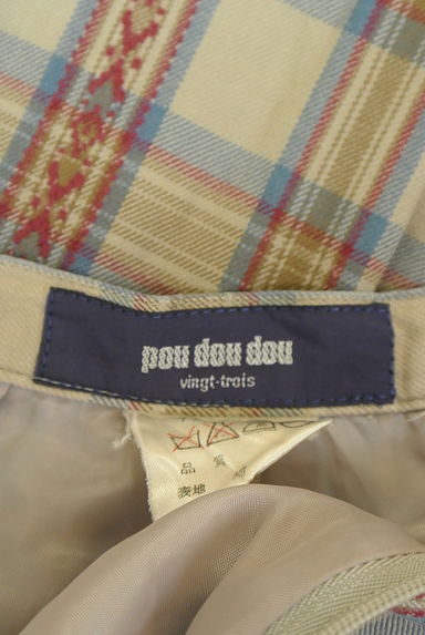 クリックで大画像表示 POU DOU DOU(プードゥドゥ)の古着「チェック柄ロングスカート(ロングスカート・マキシスカート)」大画像6へ