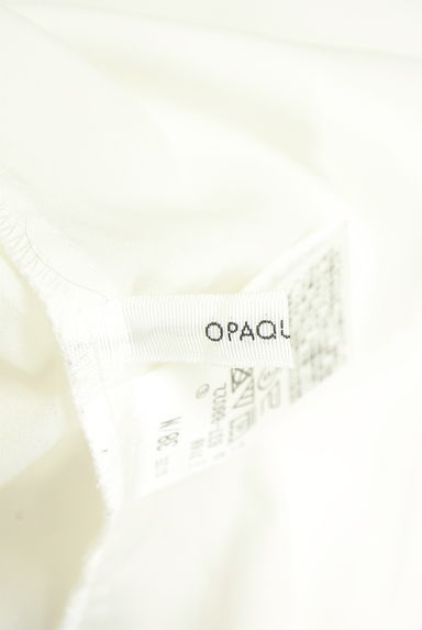 OPAQUE.CLIP（オペークドットクリップ）の古着「一粒パールボタンバンドカラーブラウス（カットソー・プルオーバー）」大画像６へ