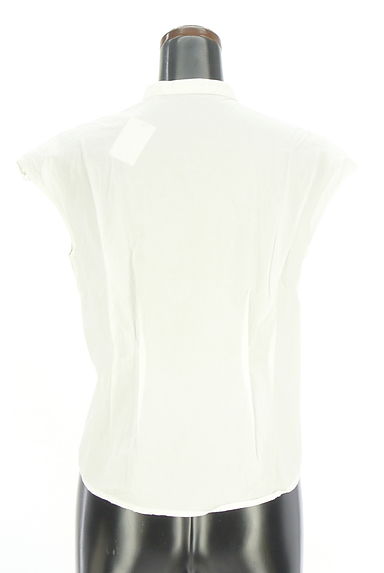 rienda（リエンダ）の古着「レース切替バンドカラーブラウス（ブラウス）」大画像２へ