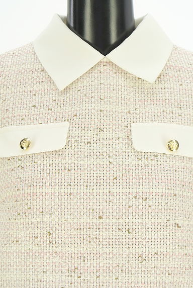 Ank Rouge（アンクルージュ）の古着「ラメツイードパフスリブラウス（カットソー・プルオーバー）」大画像４へ