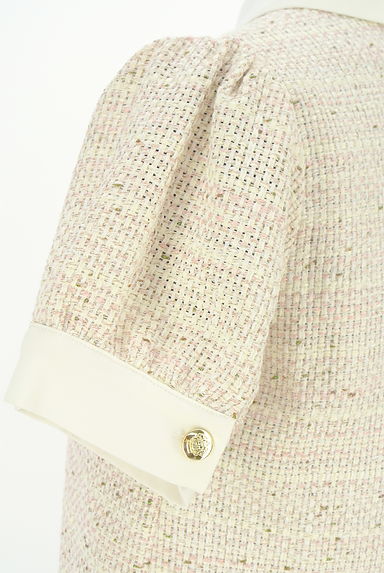 Ank Rouge（アンクルージュ）の古着「ラメツイードパフスリブラウス（カットソー・プルオーバー）」大画像５へ