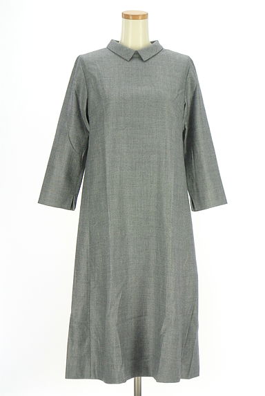 クリックで大画像表示 L'EQUIPE(レキップ)の古着「襟付きフレアワンピース(ワンピース・チュニック)」大画像1へ