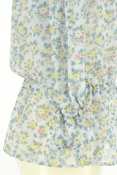 組曲（クミキョク）の古着「花柄シフォンカットソー（カットソー・プルオーバー）」大画像５へ