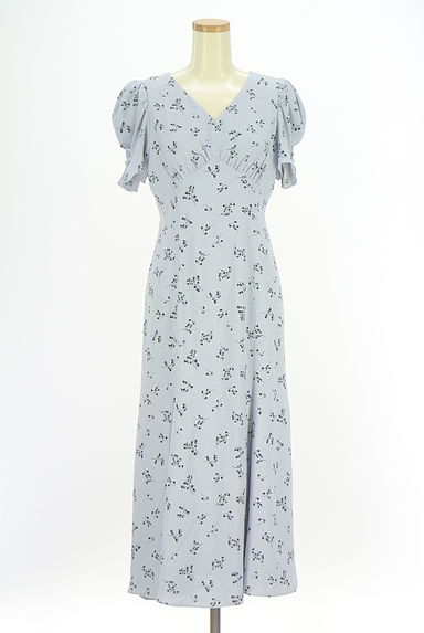 クリックで大画像表示 Her lip to(ハーリップトゥ)の古着「半そで花柄ワンピース(ワンピース・チュニック)」大画像1へ