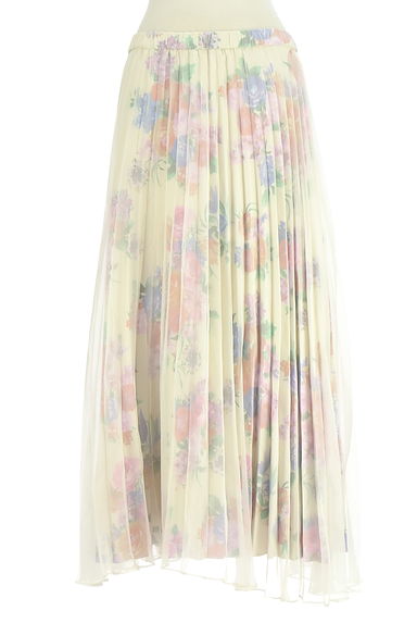 クリックで大画像表示 eimy istoire(エイミーイストワール)の古着「花柄プリーツロングスカート(ロングスカート・マキシスカート)」大画像1へ