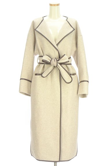 Who's Who Chico（フーズフーチコ）の古着「パイピングロングコート（コート）」大画像１へ