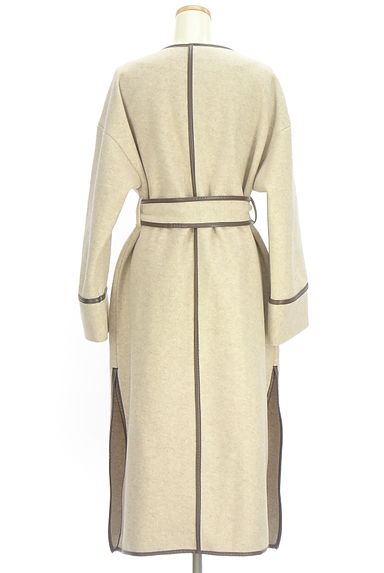 Who's Who Chico（フーズフーチコ）の古着「パイピングロングコート（コート）」大画像２へ