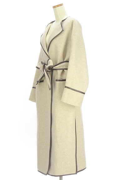 Who's Who Chico（フーズフーチコ）の古着「パイピングロングコート（コート）」大画像３へ