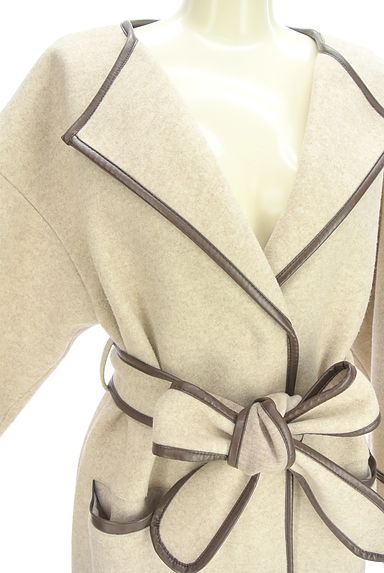 Who's Who Chico（フーズフーチコ）の古着「パイピングロングコート（コート）」大画像４へ