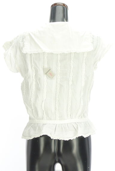 クリックで大画像表示 PINK HOUSE(ピンクハウス)の古着「セーラー襟フリルブラウス(ブラウス)」大画像4へ