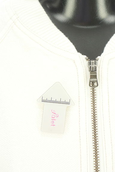 MAYSON GREY（メイソングレイ）の古着「ジップアップラグランブルゾン（ブルゾン・スタジャン）」大画像５へ