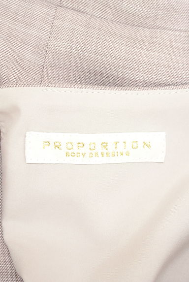 PROPORTION BODY DRESSING（プロポーションボディドレッシング）の古着「ベルト付きレイヤード風ミモレワンピース（ワンピース・チュニック）」大画像６へ