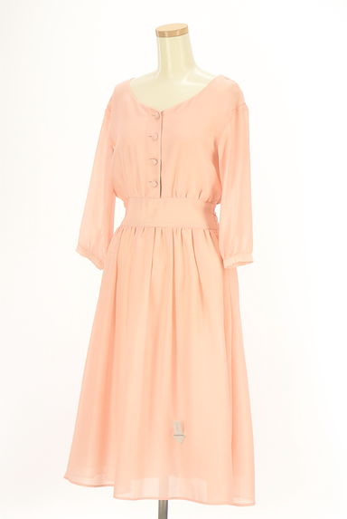 クリックで大画像表示 PROPORTION BODY DRESSING(プロポーションボディドレッシング)の古着「ドッキングベルトミモレワンピース(ワンピース・チュニック)」大画像4へ