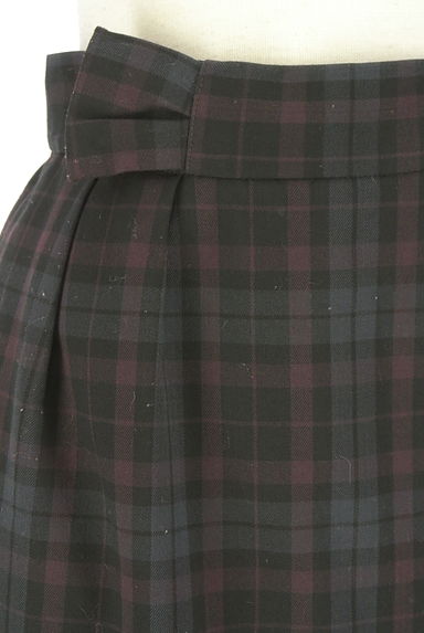 WILLSELECTION（ウィルセレクション）の古着「ラップ風チェックミニスカート（スカート）」大画像４へ