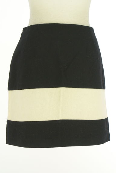 クリックで大画像表示 WILLSELECTION(ウィルセレクション)の古着「リボン付きバイカラーミニスカート(ミニスカート)」大画像2へ