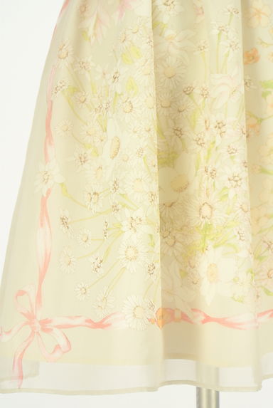 WILLSELECTION（ウィルセレクション）の古着「リボンブローチ付きフレアミニワンピース（ワンピース・チュニック）」大画像５へ