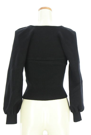 WILLSELECTION（ウィルセレクション）の古着「スクエアネックボリューム袖ニット（ニット）」大画像２へ