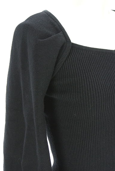 WILLSELECTION（ウィルセレクション）の古着「スクエアネックボリューム袖ニット（ニット）」大画像４へ