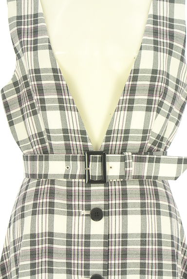 LAISSE PASSE（レッセパッセ）の古着「ベルト付きミモレ丈サロペットスカート（キャミワンピース）」大画像４へ