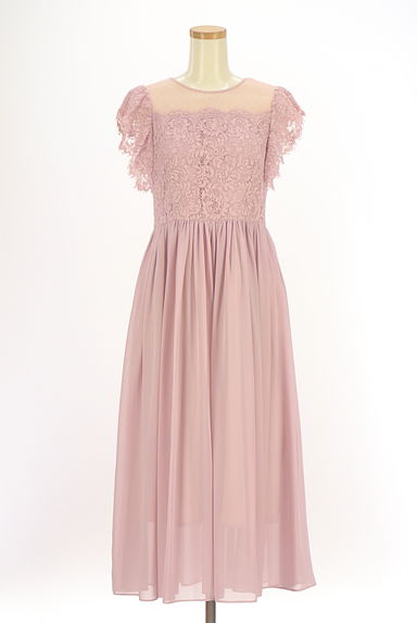 LAISSE PASSE（レッセパッセ）の古着「レース切替ロングワンピース（ワンピース・チュニック）」大画像１へ