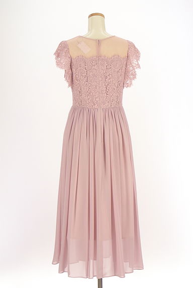 LAISSE PASSE（レッセパッセ）の古着「レース切替ロングワンピース（ワンピース・チュニック）」大画像２へ