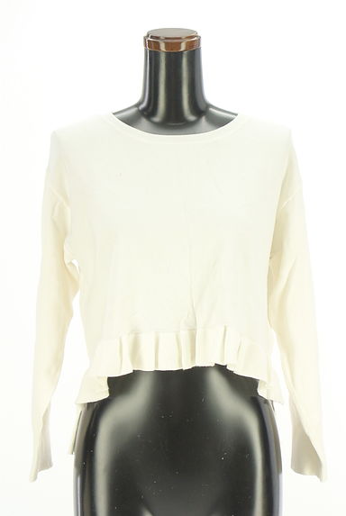 クリックで大画像表示 MERCURYDUO(マーキュリーデュオ)の古着「裾フリルニット(ニット)」大画像1へ