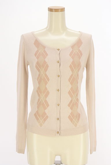 WILLSELECTION（ウィルセレクション）の古着「アーガイル柄ニットカーディガン（カーディガン・ボレロ）」大画像１へ