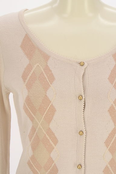 WILLSELECTION（ウィルセレクション）の古着「アーガイル柄ニットカーディガン（カーディガン・ボレロ）」大画像４へ