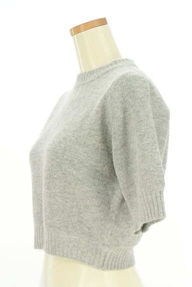 クリックで大画像表示 dazzlin(ダズリン)の古着「5分袖ショートニット(ニット)」大画像3へ