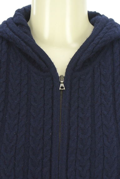 KEITH（キース）の古着「ジップアップケーブルニットベスト（ベスト・ジレ）」大画像４へ