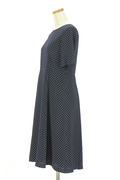 KEITH（キース）の古着「ミモレ丈ドットフレアワンピース（ワンピース・チュニック）」大画像３へ