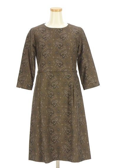 KEITH（キース）の古着「ゴブラン調ミディフレアワンピース（ワンピース・チュニック）」大画像１へ