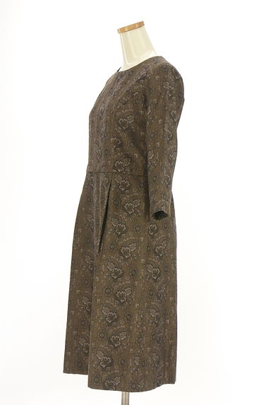 KEITH（キース）の古着「ゴブラン調ミディフレアワンピース（ワンピース・チュニック）」大画像３へ