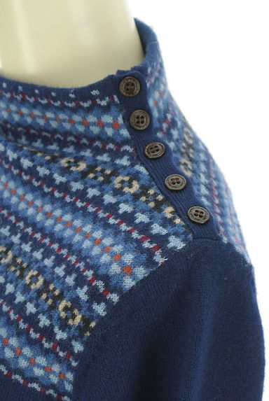 KEITH（キース）の古着「幾何学柄オフネックニット（ニット）」大画像４へ