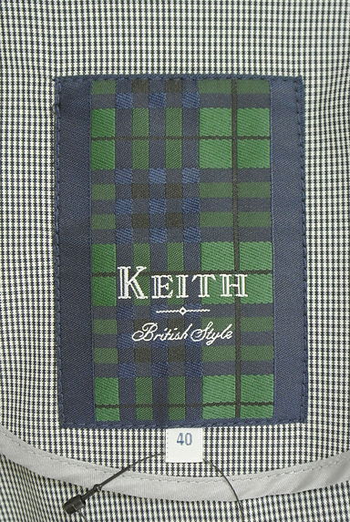 KEITH（キース）の古着「チェック柄ストレッチロングコート（コート）」大画像６へ
